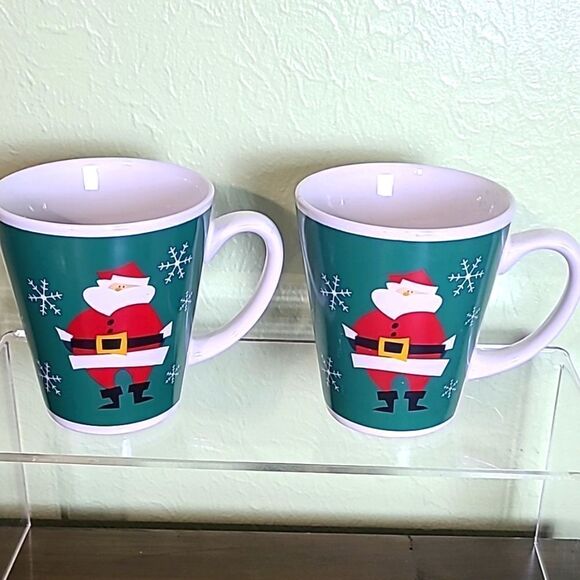 Santa Claus Mugs (Set of 2) - Picture 1 of 4